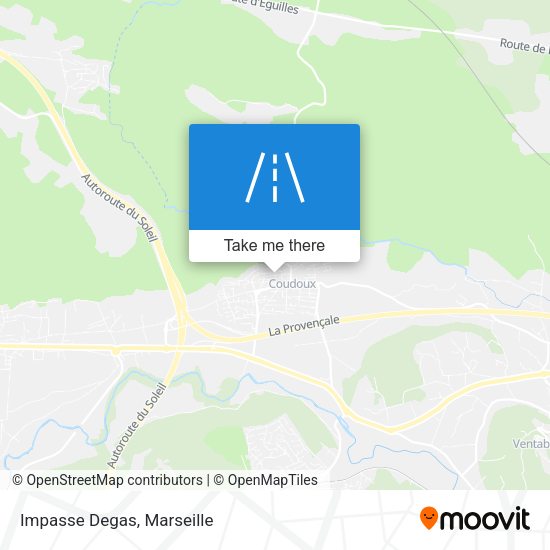 Impasse Degas map