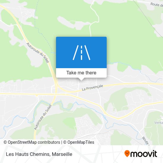 Les Hauts Chemins map
