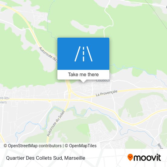 Quartier Des Collets Sud map