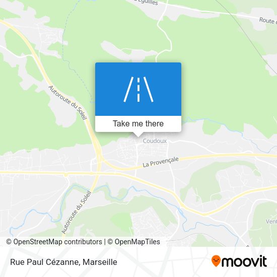 Rue Paul Cézanne map