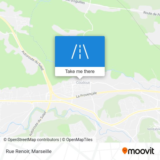 Rue Renoir map