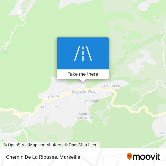 Chemin De La Ribasse map