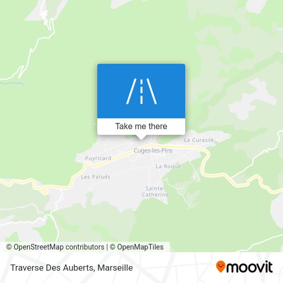Traverse Des Auberts map