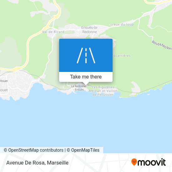 Avenue De Rosa map