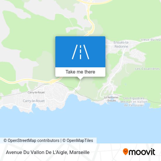 Avenue Du Vallon De L'Aigle map