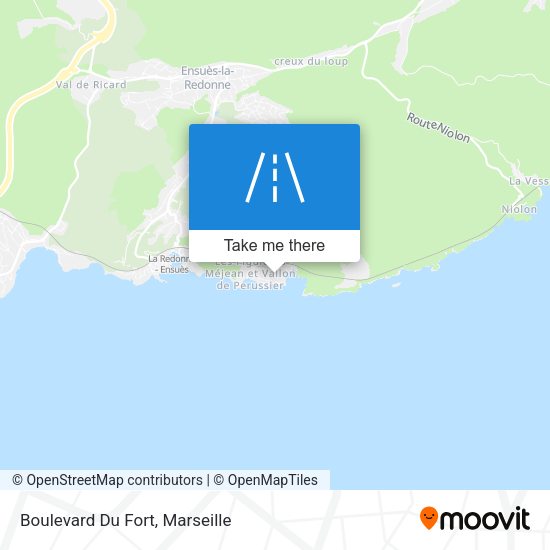 Boulevard Du Fort map