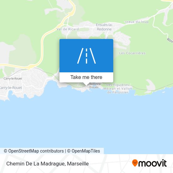Chemin De La Madrague map