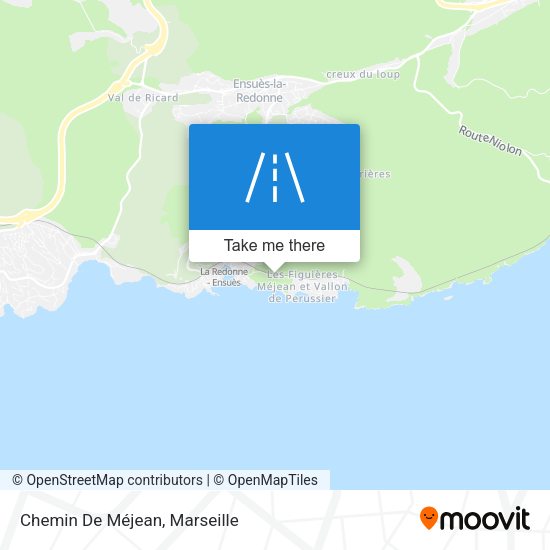 Chemin De Méjean map