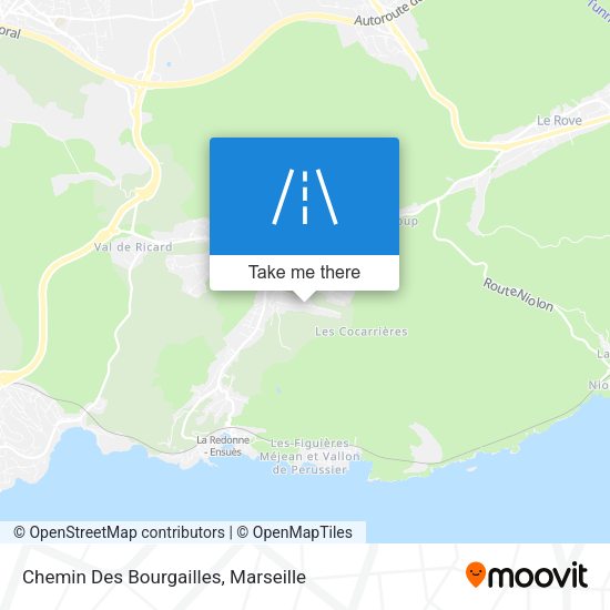 Chemin Des Bourgailles map