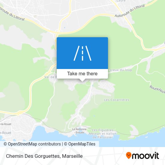 Chemin Des Gorguettes map
