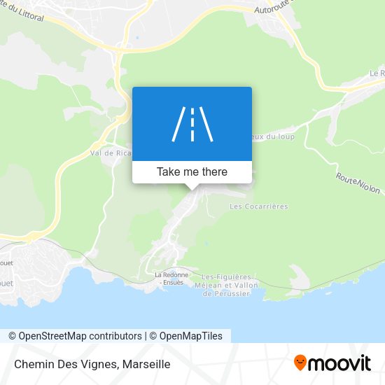 Chemin Des Vignes map