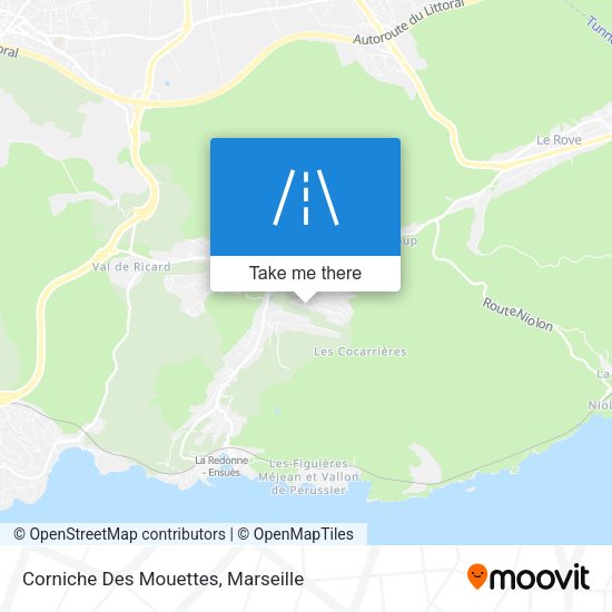 Corniche Des Mouettes map