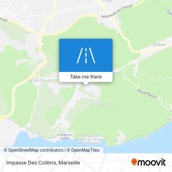 Impasse Des Colibris map