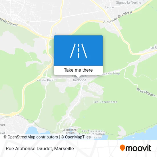 Rue Alphonse Daudet map