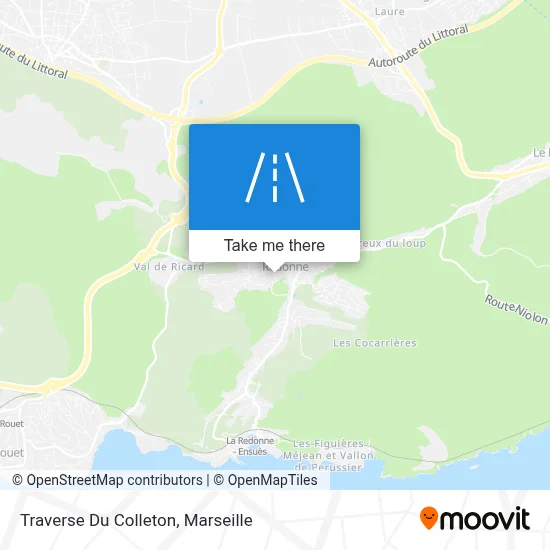 Traverse Du Colleton map