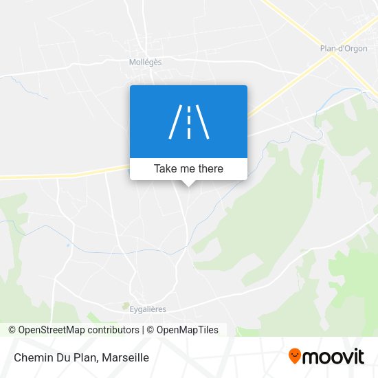 Chemin Du Plan map