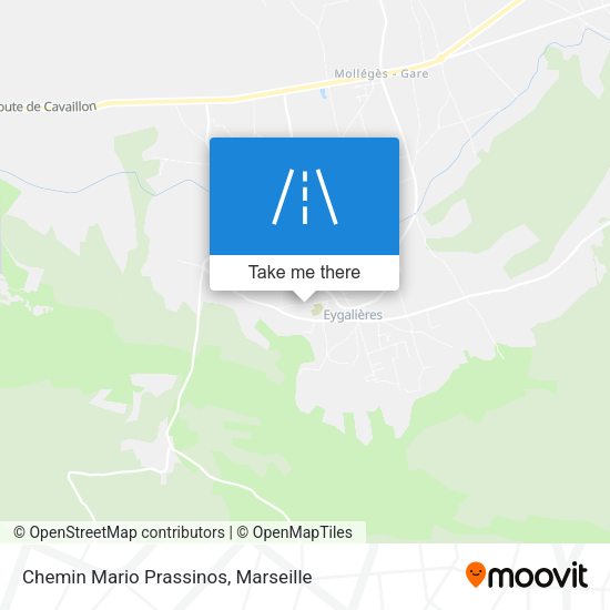 Chemin Mario Prassinos map
