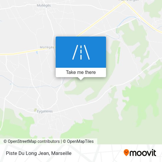 Piste Du Long Jean map
