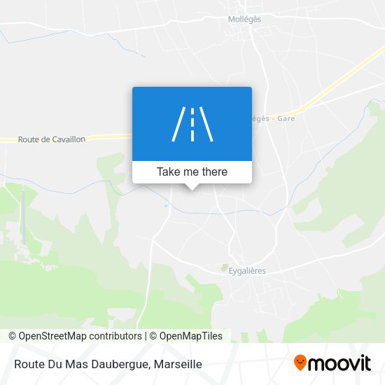 Route Du Mas Daubergue map
