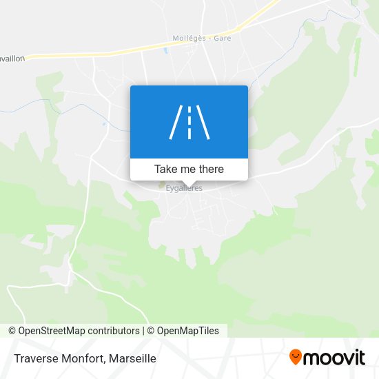 Traverse Monfort map