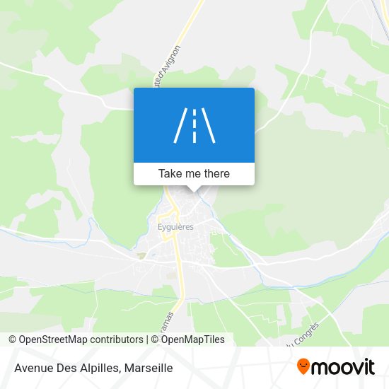Avenue Des Alpilles map