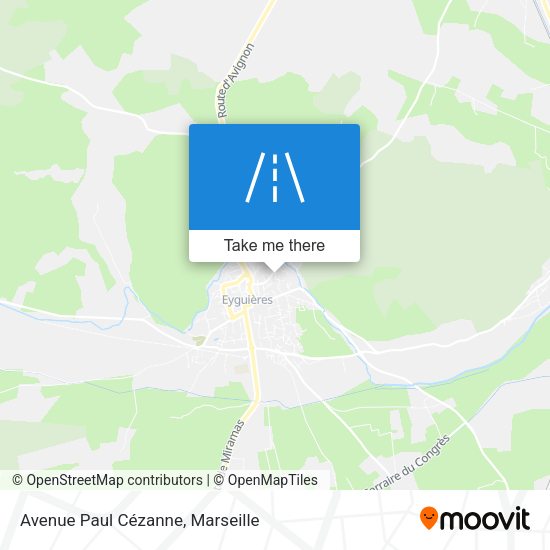 Avenue Paul Cézanne map