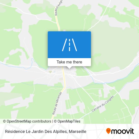 Résidence Le Jardin Des Alpilles map
