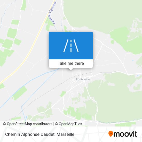 Chemin Alphonse Daudet map