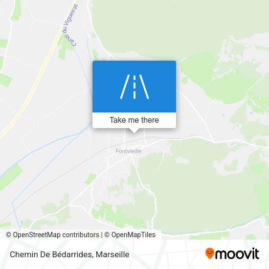 Chemin De Bédarrides map