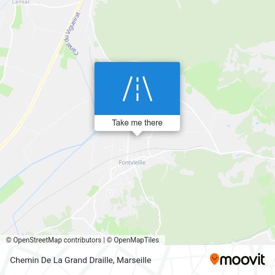 Chemin De La Grand Draille map