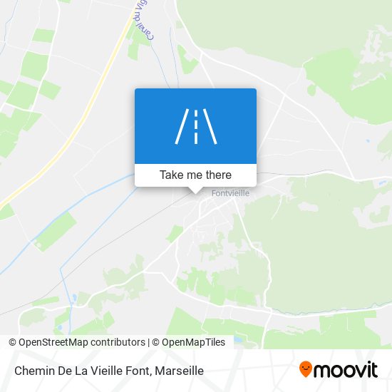 Chemin De La Vieille Font map