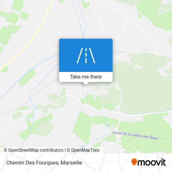 Chemin Des Fourques map