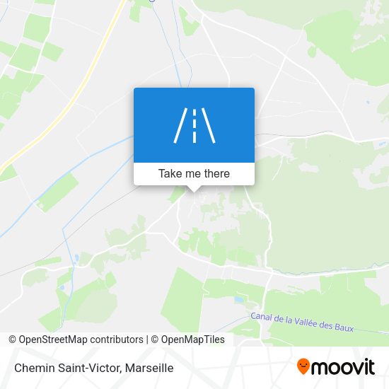 Chemin Saint-Victor map