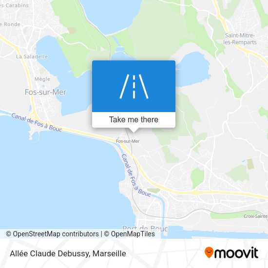 Allée Claude Debussy map