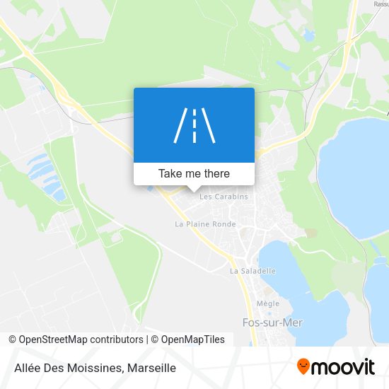 Allée Des Moissines map