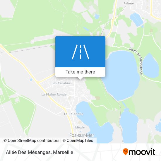 Allée Des Mésanges map