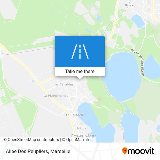 Allée Des Peupliers map