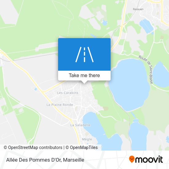 Allée Des Pommes D'Or map