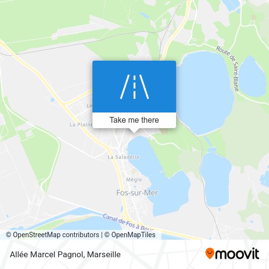 Allée Marcel Pagnol map