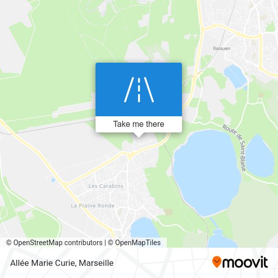 Allée Marie Curie map