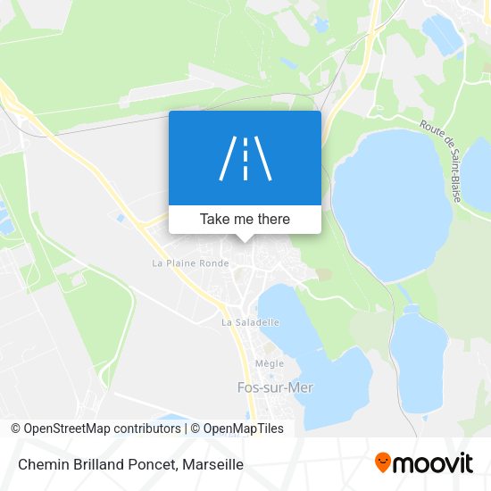 Chemin Brilland Poncet map