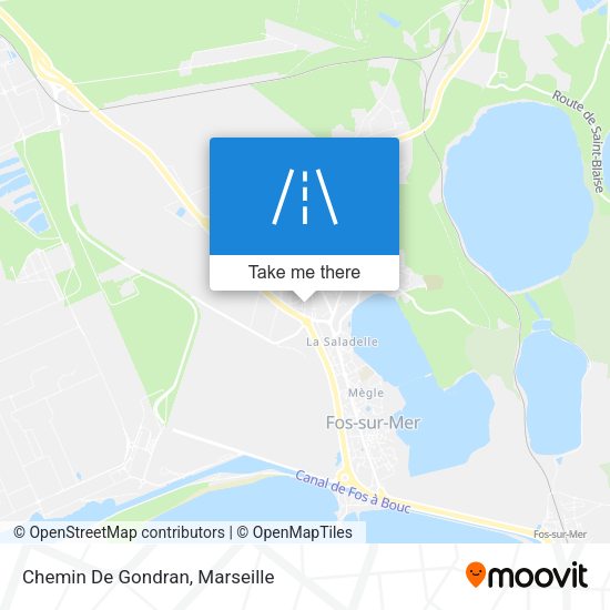 Chemin De Gondran map