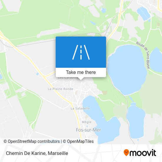 Chemin De Karine map