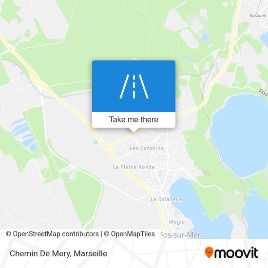 Chemin De Mery map