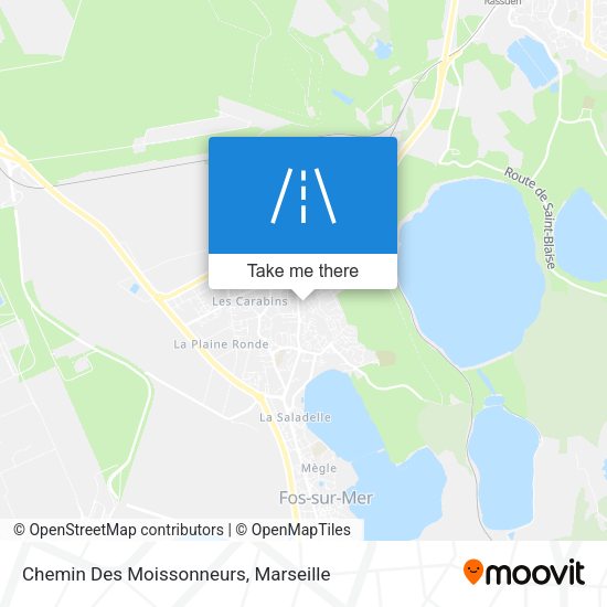 Chemin Des Moissonneurs map