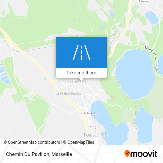 Chemin Du Pavillon map