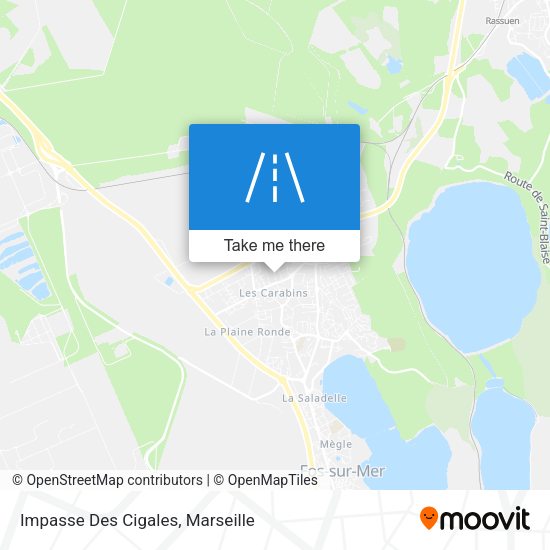 Impasse Des Cigales map