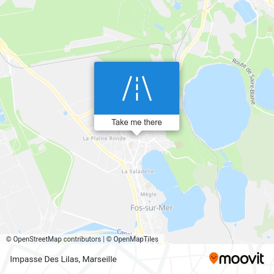 Impasse Des Lilas map
