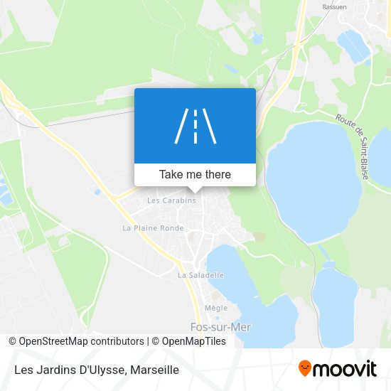 Les Jardins D'Ulysse map