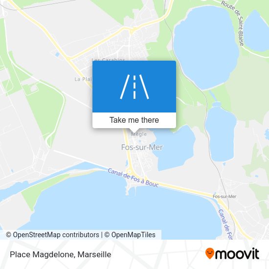 Place Magdelone map